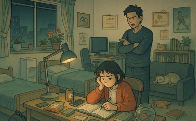 他们把时间, 边听课边整